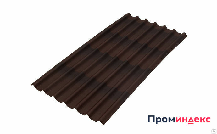 Ондулин ЧЕРЕПИЦА коричневый купить в Иркутске, цена договорная от  Стройлогистика — Проминдекс — ID1615436