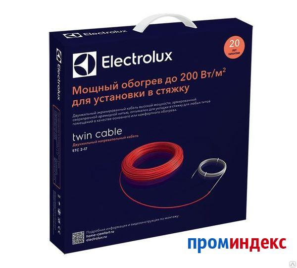 Фото Двухжильный нагревательный кабель Electrolux Twin Cable ETC 2-17-200