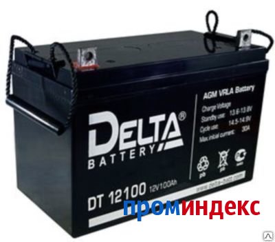 Фото Аккумуляторная батарея « Delta », гелевая DTM 1233 L, 12В, 33Ач, для ИБП