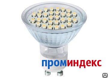 Фото Лампа светодиодная MR16-3 Вт-12 В -3000 К–GU 5,3 SMD