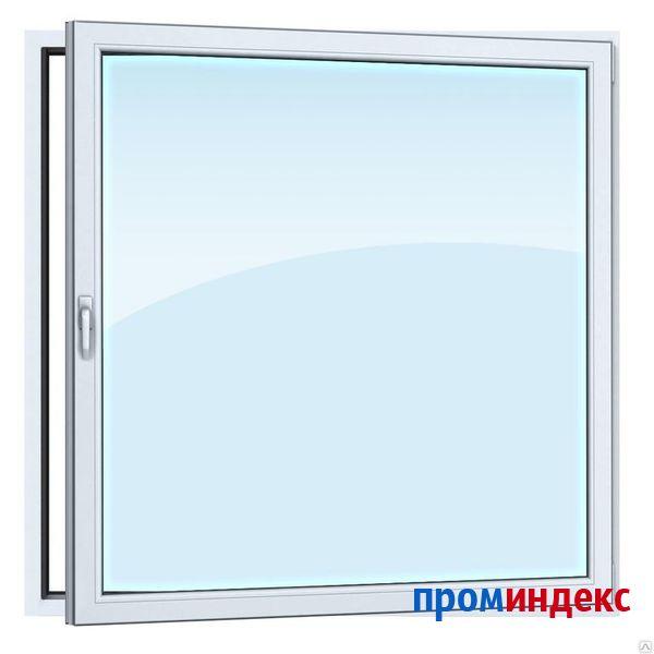 Фото Окно ПВХ Exprof 600х600 мм одностворчатое ПО 3 стеклопакет