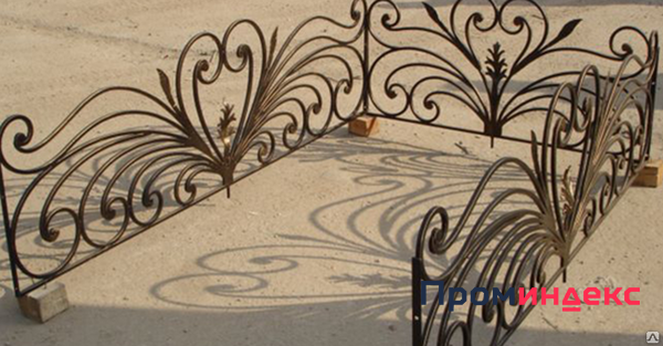 Фото Ритуальная ограда кованая (изделии)