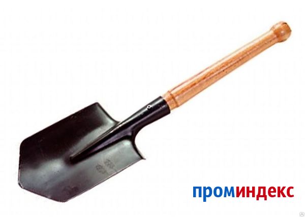 Фото Лопата саперная, деревянный черенок,Россия