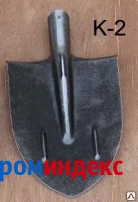 Фото Лопата штыковая с ребрами жесткости "Рельсовая сталь" K-2
