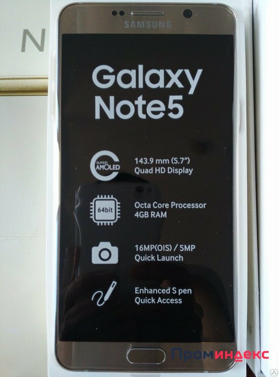 Фото Samsung GALAXY Note 5 Tablet 5.7" (4G LTE SM―N9208 32гб) смартфон