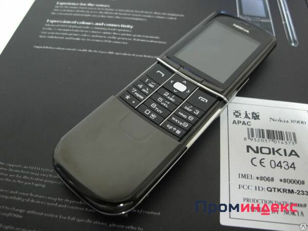Фото Телефон Nokia 8900 black edition черный