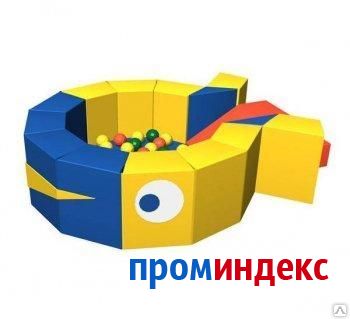 Фото Сухой бассейн с шариками «Кит» ДМФ МК-16.18.00