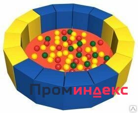 Фото Сухой бассейн с шариками «16 граней» ДМФ МК-14.19.01