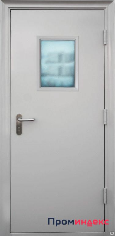 Фото Дверь противопожарная EI-60 остекленная (900х2100 мм.)