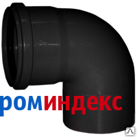 Фото Отвод для трубы ПНД 50-135 мм