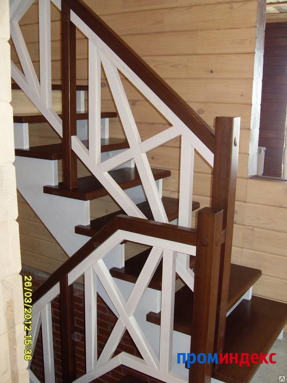 Фото Изготовление лестниц деревянных.