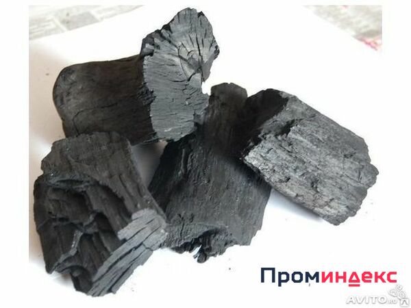 Фото Уголь древесный осина (мешок 10-12кг)