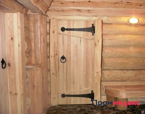 Фото Двери для бани из дерева