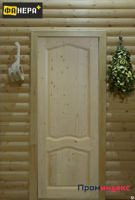 Фото Дверь филенчатая модерн (глухая/стекло)
