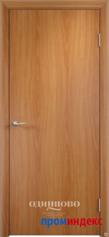 Фото Дверное полотно Верда 21-9 глухое ламинированное с притвором 2000x800 Бук
