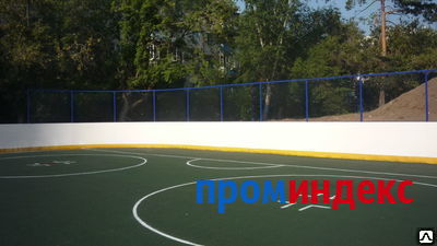 Фото Резиновое покрытие для хоккейной площадки