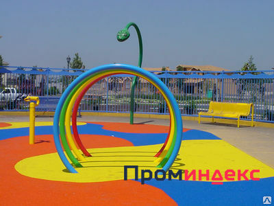 Фото Резиновое покрытие для детских площадок.