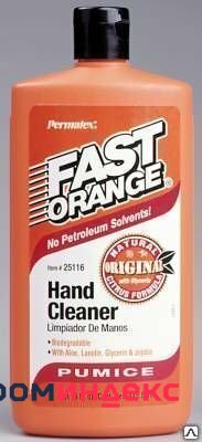 Фото Permatex Очиститель рук "Фаст Оранж" мягкий лосьон с пемзой (443,5мл)