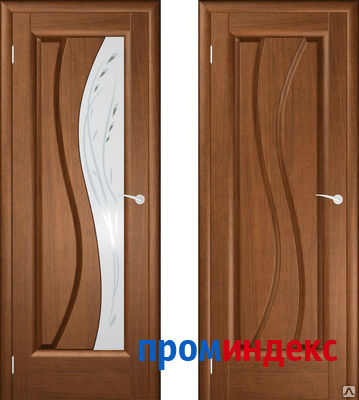 Фото Парус - дверное полотно покрытие - натуральный шпон