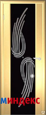 Фото Дверное полотно "Перо" покрытие - натуральный шпон