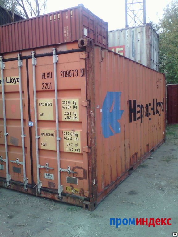 Фото Речной контейнер
 20 фут
