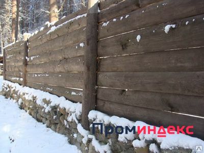 Фото Забор из горбыля