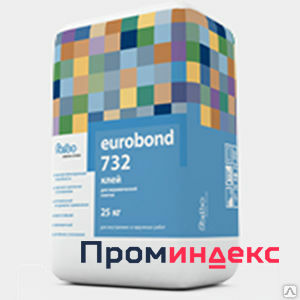 Фото Смесь сухая клеевая 732 Eurobond для керамической плитки 25 кг