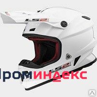 Фото Кроссовый шлем LS2 MX456 HPFC Single Mono Gloss White