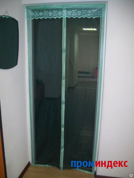 Фото Москитная сетка-шторка на дверь 1100х2200 цвет серый