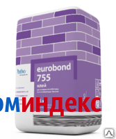 Фото Клей для кладки пенобетона и газосиликата 755 Eurobond 25 кг