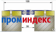 Фото Деформационные швы шириной 30 мм для стен и потолков (4)
