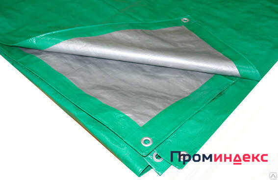 Фото Тент "Тарпаулин" ТПЕ-120/2/3, плотность 120 гр./м2, зеленый