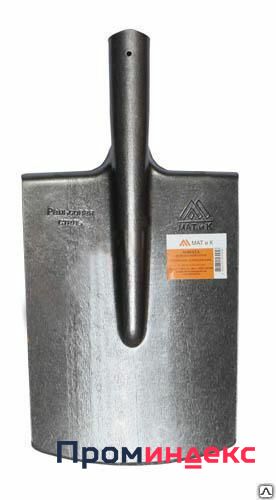 Фото Лопата штыковая прямоугольная (ледоруб) "Матик" рельсовая сталь