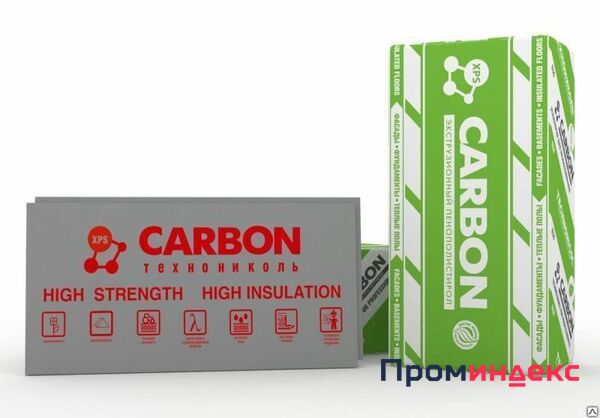 Фото Экструзионный пенополистирол Технониколь XPS Carbon ECO с L-фаской 100мм