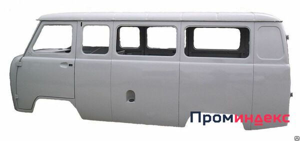 Фото Кузов УАЗ-3962 в сборе остеклённый фургон, столик, мягкие сиденья