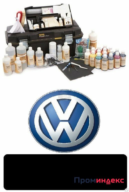 Фото Краска для кожи авто Volkswagen Черный