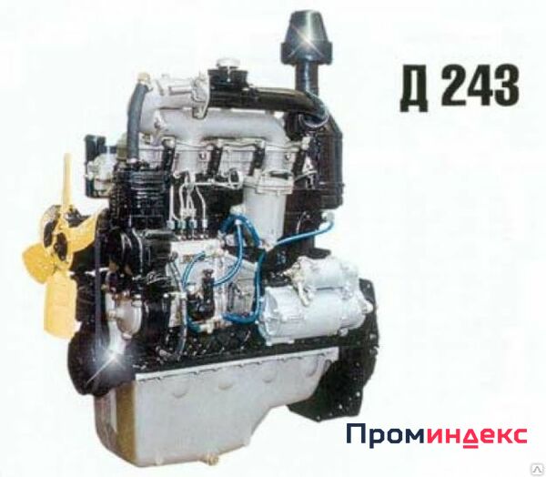Фото Двигатель Д243-1053 переоборуд. ЗИЛ 130, 131