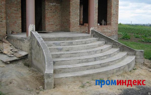 Фото Изготовление лестниц из бетона