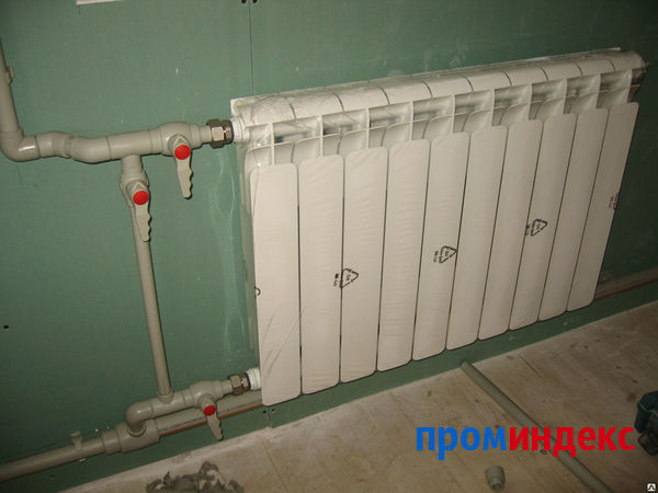 Фото Монтаж и подключение радиаторов отопления