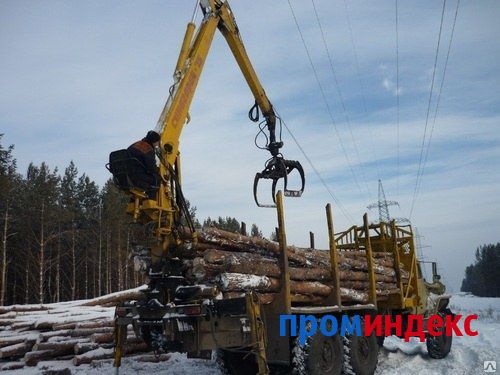 Фото Услуги лесовоза КамАЗ-43118 с манипулятором ОМТЛ-70-03, макс. вылет 7,3 м