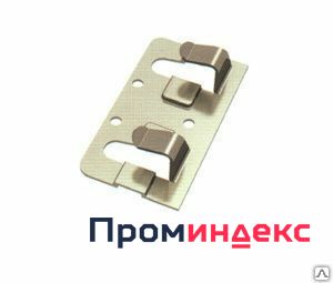 Фото Крепежный кляммер завершающий ККЗ-37х10х1.2мм полимер Россия