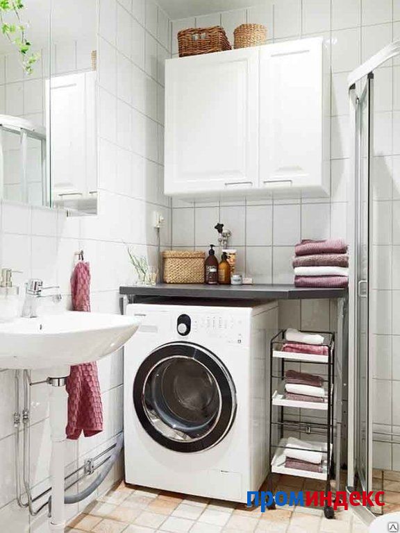 Фото Дизайн ванной комнаты со стиральной машиной