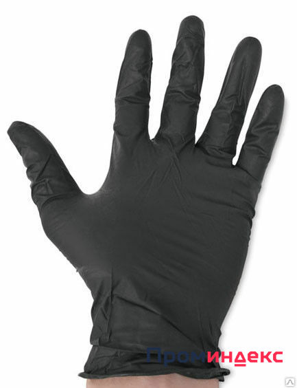 Фото ViniMAX черные смотровые перчатки