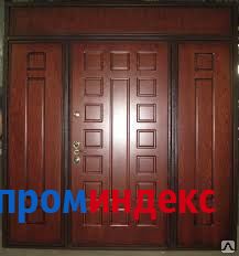 Фото Дверь утепленная с внутренней отделкой МДФ 8 мм ( С фрамугой)