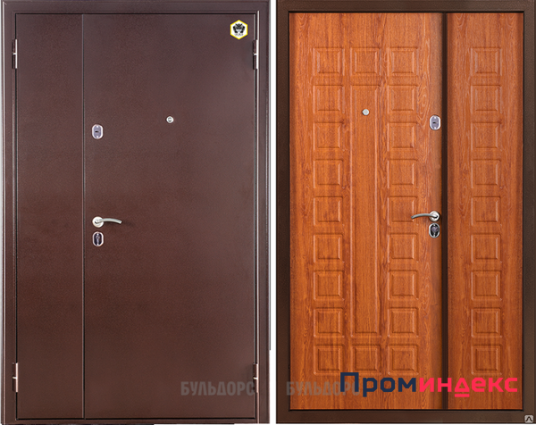 Фото Входные металлические двери Бульдорс-24Д
хром