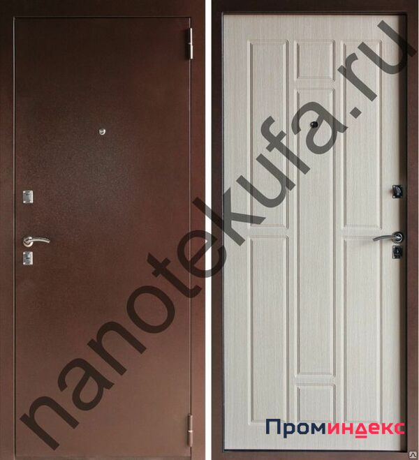 Фото Дверь входная металлическая Стандарт (Антик медь/Венге светлый)