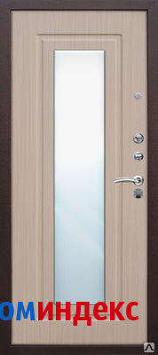 Фото Входная металлическая дверь Йошкар царское зеркало беленный дуб