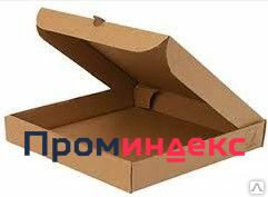 Фото Коробка для пиццы 420 х420 -35 без печати гофра картон /20