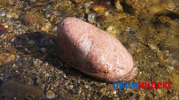 Фото Мрамор розовый природный камень для ландшафта валуны фракция 100-500мм