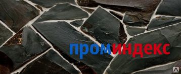 Фото Натуральный камень Плитняк Златалит черный, аспид 20